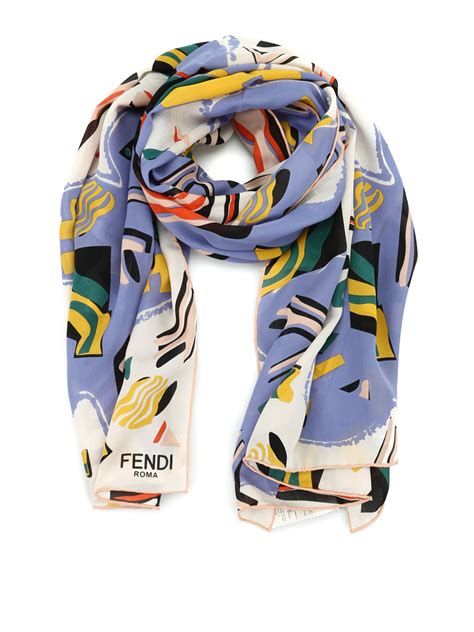 fendi silk scarf replica|Fendi touch of fur shawl.